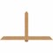 Ekena Millwork Eugene Smooth Timber Gable Bracket, Western Red Cedar, 84"W x 45"H x 5 1/2"D x 5 1/2"F, 13/12 Pitch GBW084X45X0606EUG00SWR - alternate 1